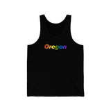 Oregon Tank-Top: Vibrant Pride Gradient Design