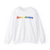New Jersey Sweatshirt: Vibrant Pride Gradient Design