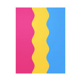 Pansexual Flag Ripple Decal: Wavey Pride Sticker