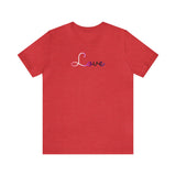 Genderfluid Love Script Tee: Subtly Elegant Pride T-Shirt