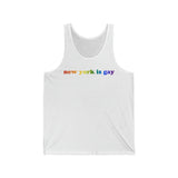 New York is Gay Pride Tank-Top: LGBTQ+ Flag Gradient Tank