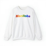 Manitoba Pride Gradient Sweater: LGBTQ+ Designed Sweatshirt
