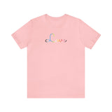 Queer Love Script Tee: Subtly Elegant Pride T-Shirt