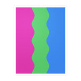 Polysexual Flag Ripple Decal: Wavey Pride Sticker