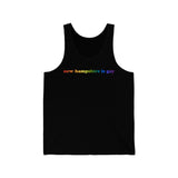 New Hampshire is Gay Pride Tank-Top: LGBTQ+ Flag Gradient Tank