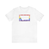 Montana Pride Flag Tee: Rainbow LGBTQ+ State Silhouette Distressed Shirt