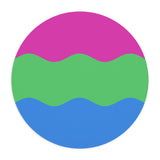 Polysexual Flag Ripple Mousepad: Wavey Design for Desk