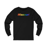 Missouri Long Sleeve Tee: Pride Gradient Design