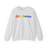 Oklahoma Sweatshirt: Vibrant Pride Gradient Design