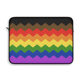 Philadelphia Pride Flag Laptop Sleeve: Wavey Print Protective Case