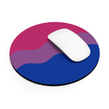 Bisexual Flag Ripple Mousepad: Wavey Design for Desk