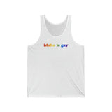 Idaho is Gay Pride Tank-Top: LGBTQ+ Flag Gradient Tank