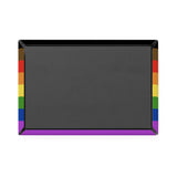 Philadelphia Pride Flag Magnet: Ripple Rectangle Button for Fridge