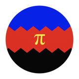 Polyamory Flag Wavey Mousepad: Sharp Design for Desk