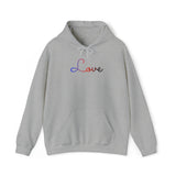 Polyamory Love Script Hoodie: Subtly Elegant Pride Sweatshirt