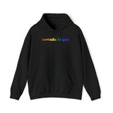 Nevada is Gay Pride Hoodie: LGBTQ+ Flag Gradient Sweatshirt