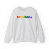 Manitoba Pride Gradient Sweater: LGBTQ+ Designed Sweatshirt