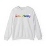 New Jersey Sweatshirt: Vibrant Pride Gradient Design