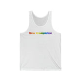 New Hampshire Tank-Top: Vibrant Pride Gradient Design