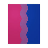 Bisexual Flag Ripple Decal: Wavey Pride Sticker