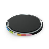 Queer Pride Flag Magnet: Ripple Round Button for Fridge