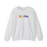 Idaho Sweatshirt: Vibrant Pride Gradient Design