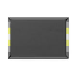 Demigender Pride Flag Magnet: Ripple Rectangle Button for Fridge