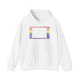 Colorado Pride Flag Hoodie: Rainbow LGBTQ+ State Silhouette Distressed Hooded Sweatshirt