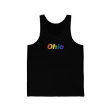 Ohio Tank-Top: Vibrant Pride Gradient Design