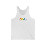 Ohio Tank-Top: Vibrant Pride Gradient Design