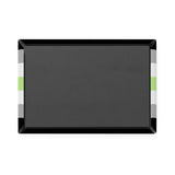 Agender Pride Flag Magnet: Ripple Rectangle Button for Fridge