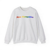 New Hampshire Sweatshirt: Vibrant Pride Gradient Design