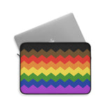Philadelphia Pride Flag Laptop Sleeve: Wavey Print Protective Case