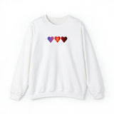 Polyamory Flag Hearts Sweatshirt: Pride LGBTQ+ Gradient Design