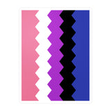Genderfluid Flag Wavey Decal: Sharp Pride Sticker