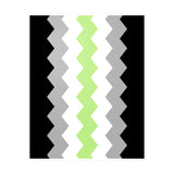 Agender Flag Wavey Decal: Sharp Pride Sticker