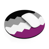 Asexual Flag Wavey Mousepad: Sharp Design for Desk