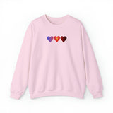 Polyamory Flag Hearts Sweatshirt: Pride LGBTQ+ Gradient Design