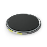Demigender Pride Flag Magnet: Ripple Round Button for Fridge