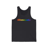 Minnesota Tank-Top: Vibrant Pride Gradient Design