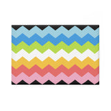 Queer Pride Flag Magnet: Wavey Rectangle Button for Fridge