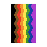 Philly Pride Flag Ripple Decal: Wavey Pride Sticker