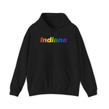 Indiana Hoodie: Vibrant Pride Gradient Design