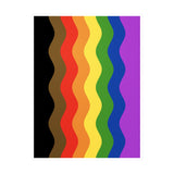Philly Pride Flag Ripple Decal: Wavey Pride Sticker
