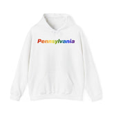 Pennsylvania Hoodie: Vibrant Pride Gradient Design