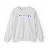 Colorado is Gay Pride Sweatshirt: LGBTQ+ Flag Gradient Sweater