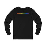 Newfoundland and Labrador Pride Gradient Long Sleeve Tee: LGBTQ+ Designed Shirt
