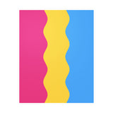 Pansexual Flag Ripple Decal: Wavey Pride Sticker