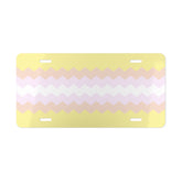 Pangender Flag Wavey Vanity License Plate: Sharp Design for Cars