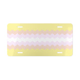 Pangender Flag Wavey Vanity License Plate: Sharp Design for Cars